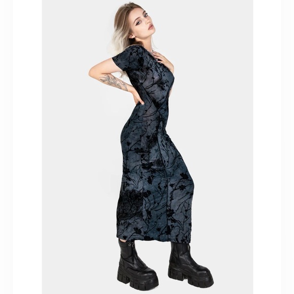 NWT Disturbia Wytchelm Bodycon Midaxi Dress size US 8 - Picture 5 of 11